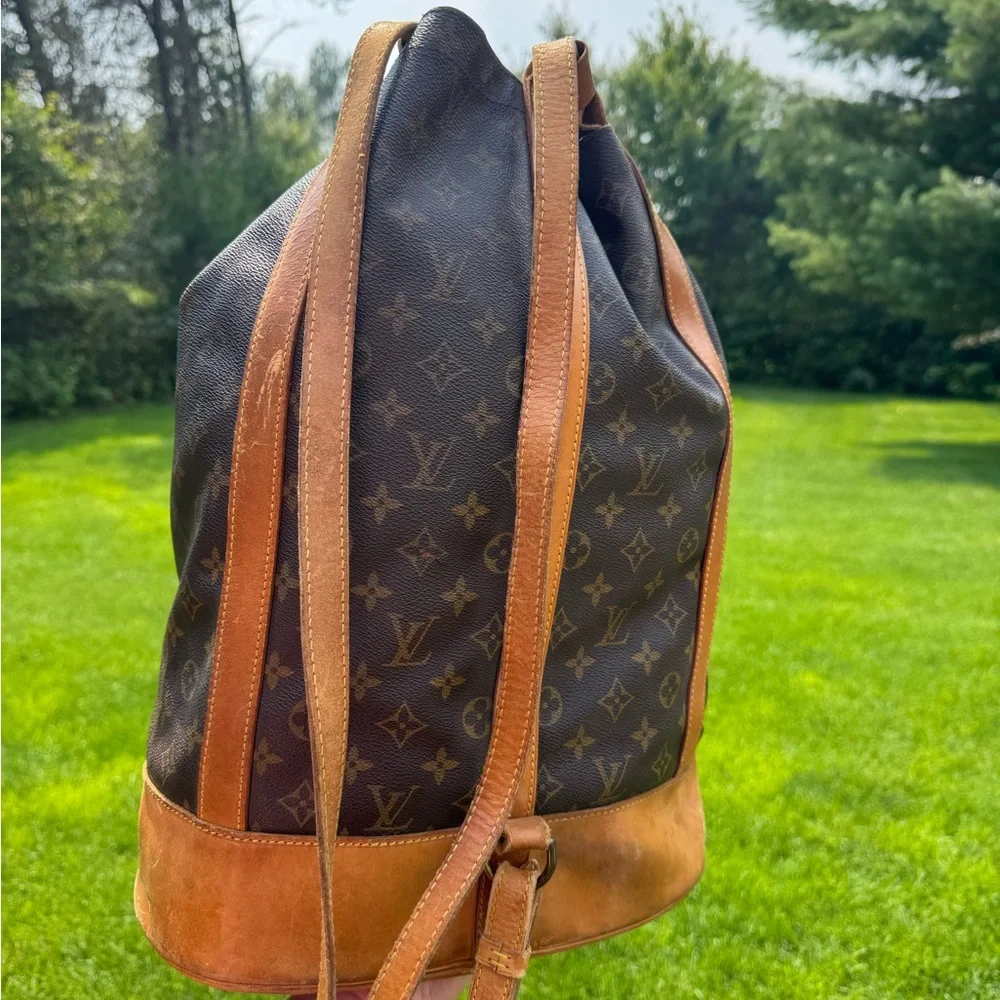 Authentic Louis Vuitton Monogram Randonnee Shoulder Bag